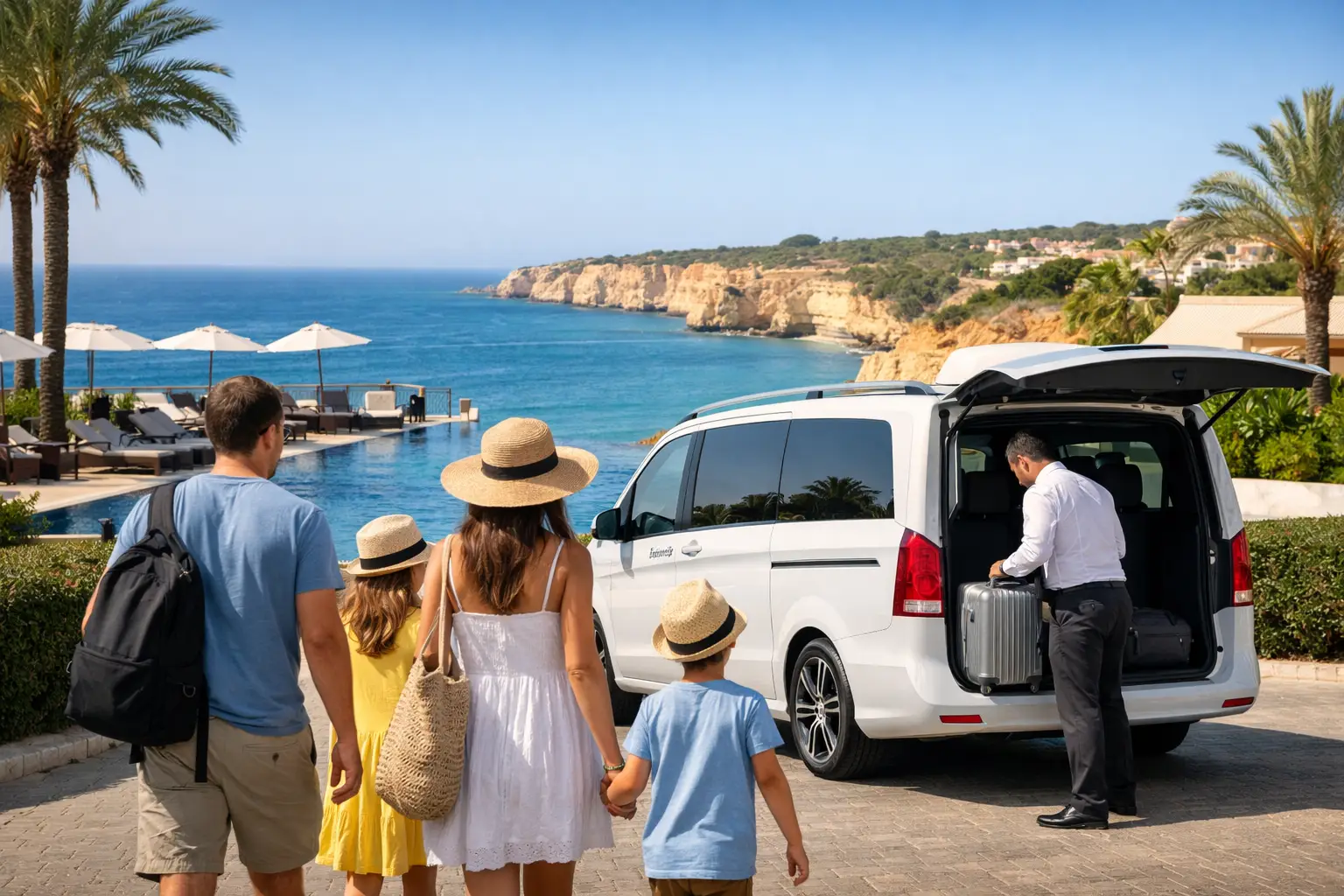 Family Holiday Transfer Planning Example for Algarve