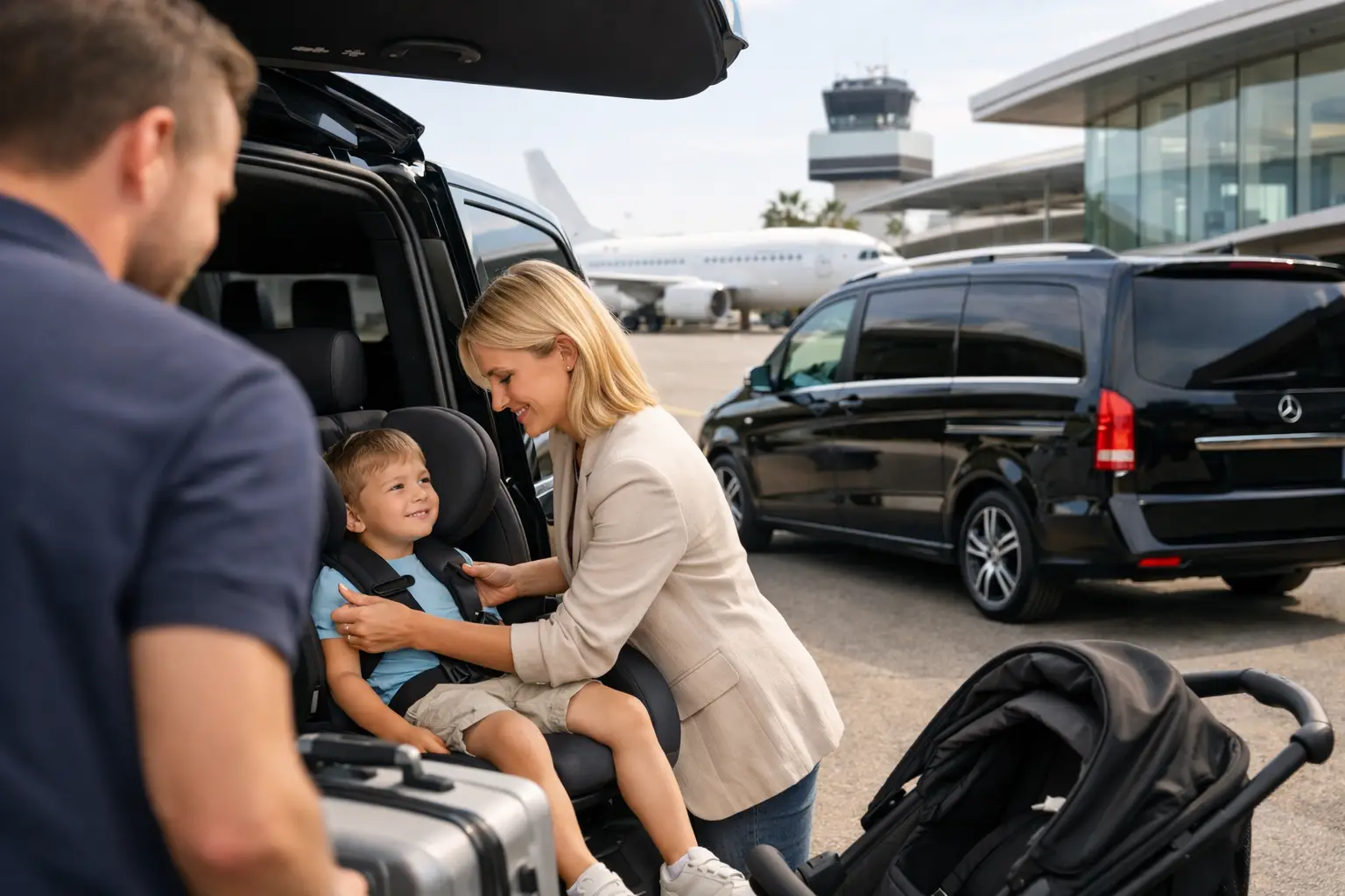 How to Reserve Child Seats for Airport Transfers