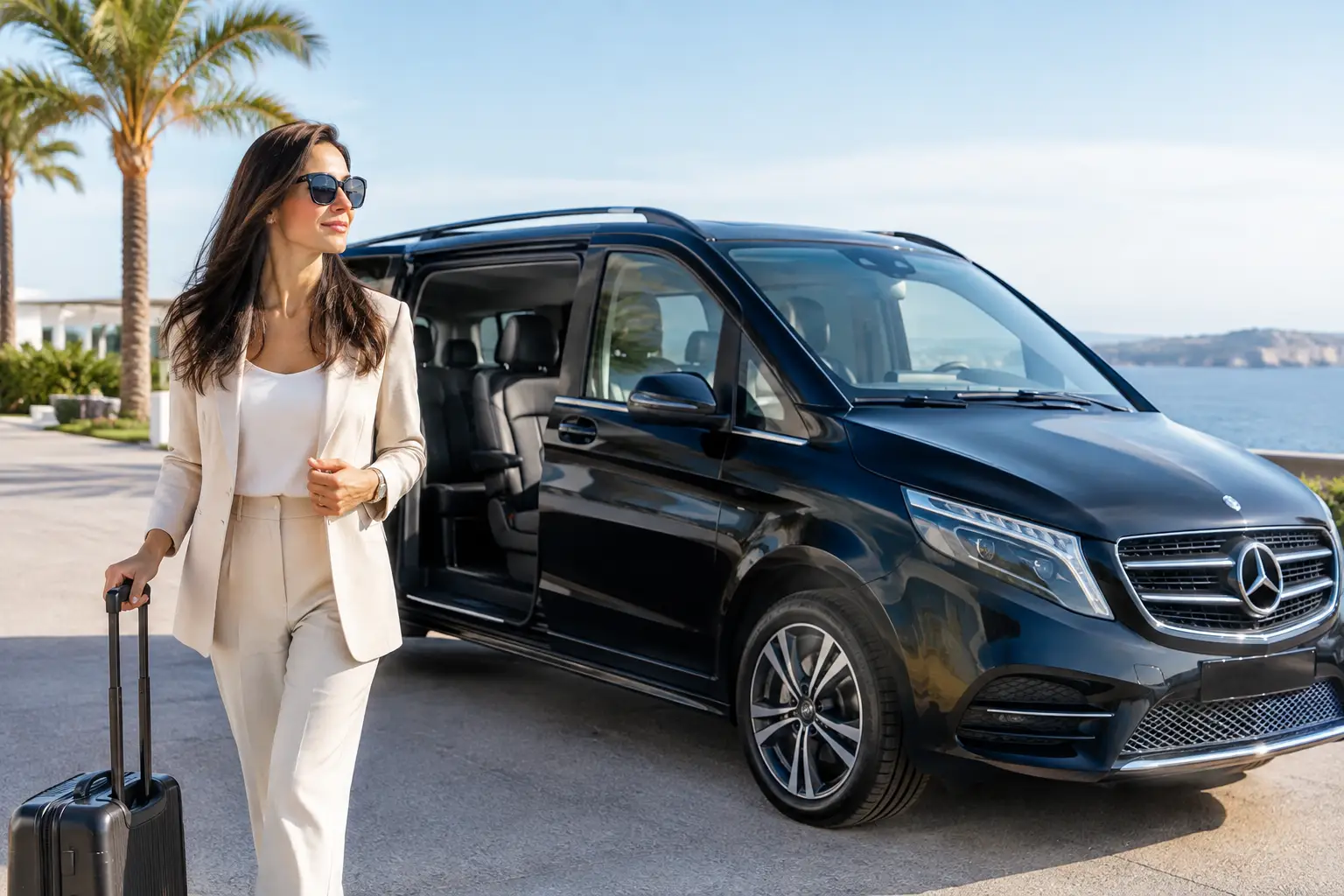 Are V-Class Vehicles Air-Conditioned for Transfers?